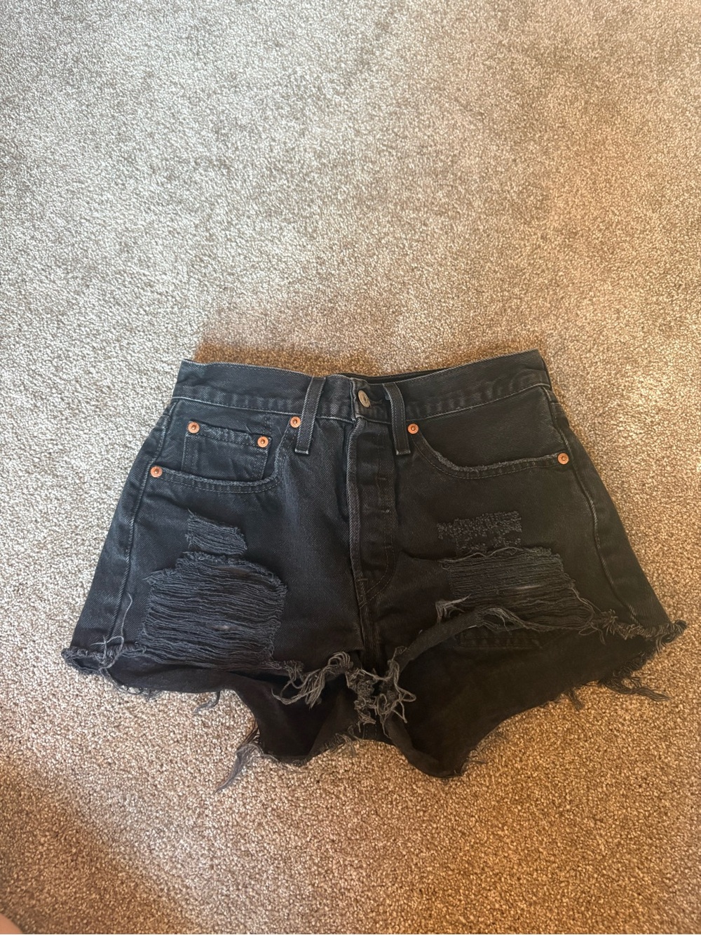 Levi’s black 501 shorts